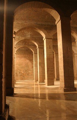 Dipòsit del pla de l'Aigua. Punt d'interès del Museu de l'Aigua